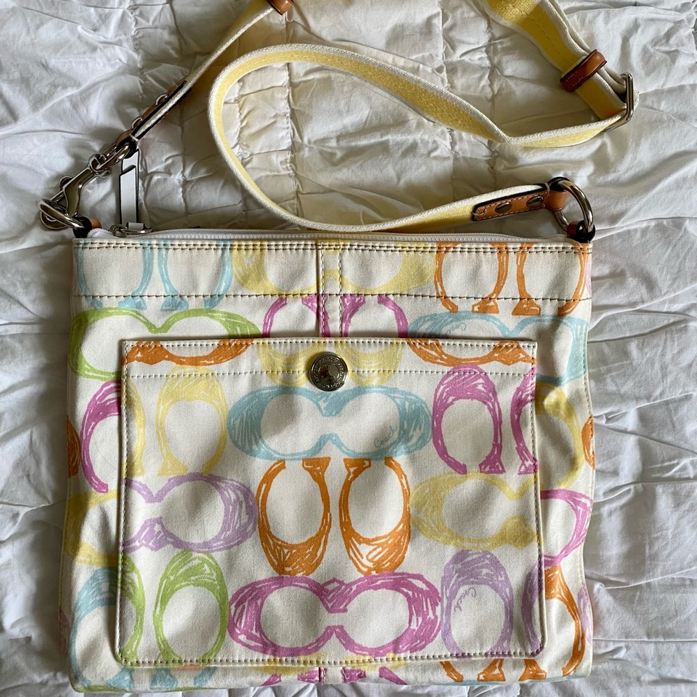 Coach Scribble Signature Large Swingpack - image 2